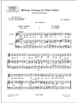 Méthode Pratique de chant italien - Voix Moyenne - Nicola Vaccai
